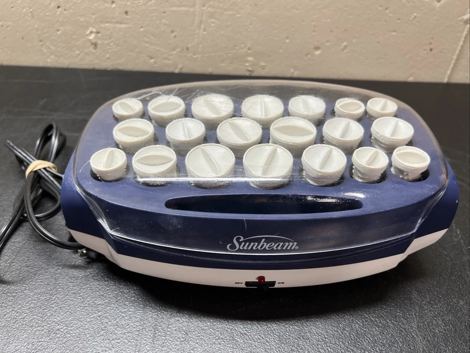 Sunbeam Sure Setter Hot Rollers 20 бигуди 20 клипс SBPC70 Pageant Cheer - Изображение 1 из 4