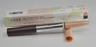 Clinique High Impact Shadow Play Shadow + Definer #04 Cafe Au Lait 0.06oz NEW - Image 1 of 4