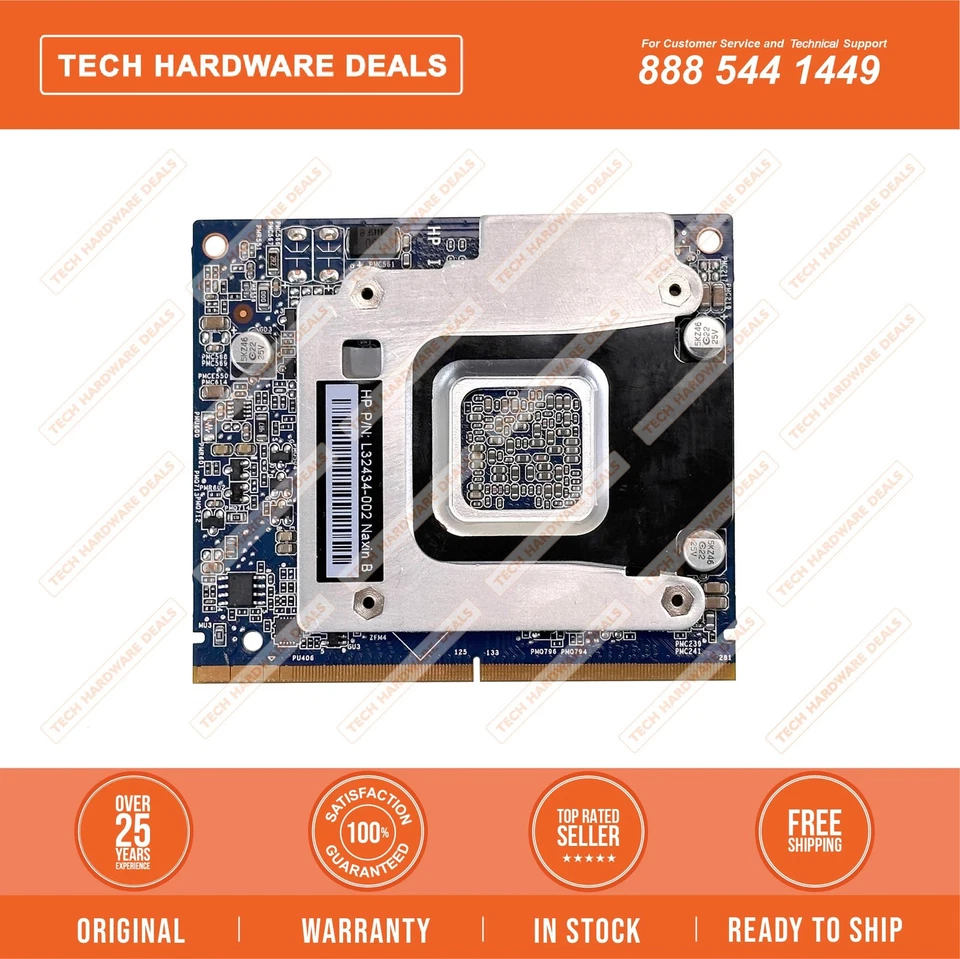 L32434-002    HP Z2 Mini G4 MXM Quadro P600 4GB Graphics Card - Image 1 of 2