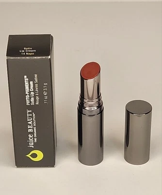 Juice BEAUTY Crema Labial Satinada 14 Napa Tamaño Completo Nueva en Caja Foto 1 de 4