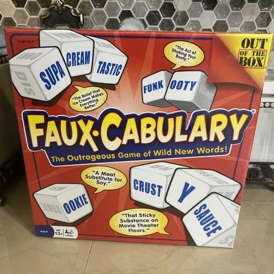 Faux Cabulary Adult Word Game BRAND NEW FACTORY SEALED  - Image 1 of 4