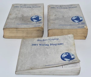 2001 Ford F-150 Workshop Vol 1, Vol 2, & Wiring Diagrams - Picture 1 of 4