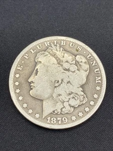 ¡Carson City 1879 CC! Dólar de plata Morgan crudo 90 % - Imagen 1 de 7