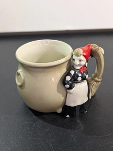 Tazza tazza caffè vintage Fitz And Floyd Kitchen Witch 1979 Halloween RARA etichetta Giappone - Foto 1 di 10