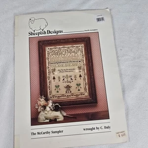 Vintage Sheepish Designs The McCarthy Sampler Cross Stitch Pattern Chart C Daly - Picture 1 of 5