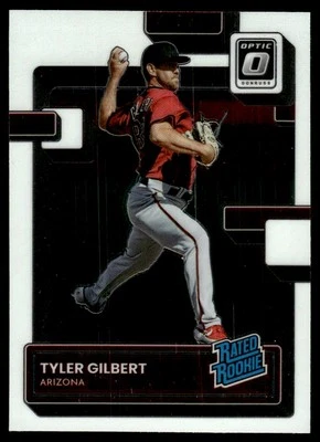 2022 Donruss Optic RATED ROOKIE Tyler Gilbert Rookie Arizona Diamondbacks #95 - Image 1 of 2
