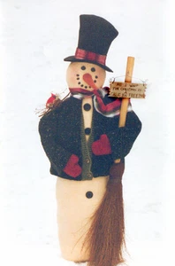 # 1970 37" Snowman doll PATTERN by Bonnie B Buttons Winter or fall decorations - Picture 1 of 1