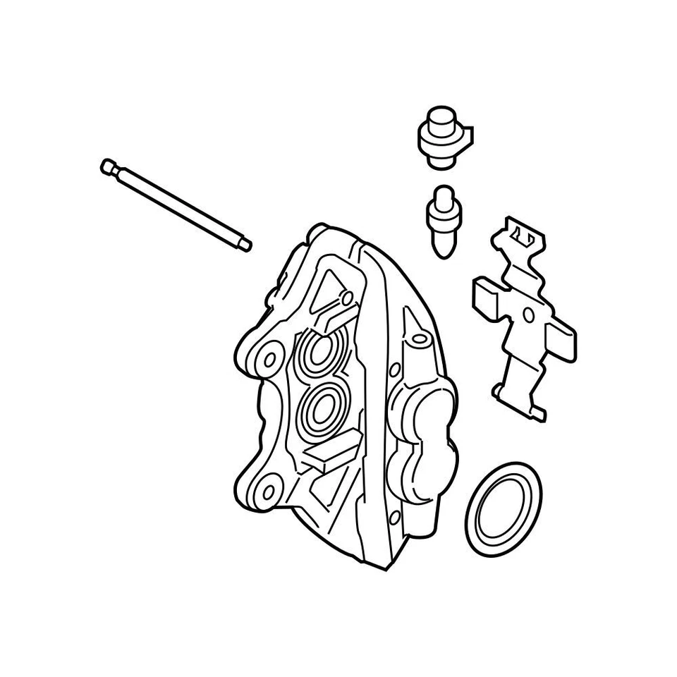 Pinza de freno de disco izquierda conductor delantero original OEM para BMW 230i 330e 330e xDrive Foto 1 de 1