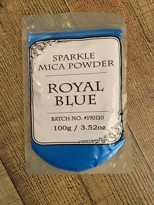 Royal Blue - Sparkle Mica Powder - 100g (MICA100ROYABLUE) - Image 1 of 4