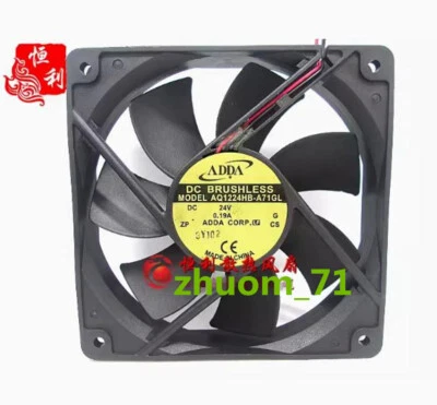 1PC ADDA AQ1224HB-A71GL 12025/24V High air volume waterproof fan - Image 1 of 2