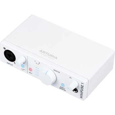 Arturia MiniFuse 1 USB-C Audio Interface - White - Image 1 of 4