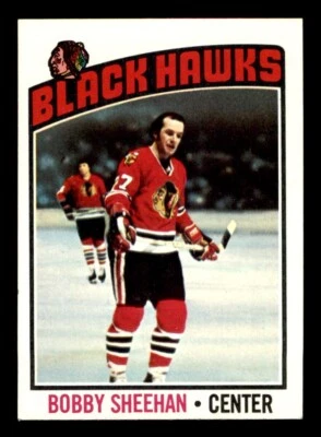 1976 Topps Hockey #183 Bobby Sheehan NM - Image 1 of 2