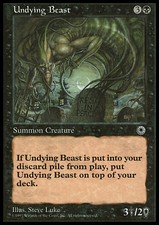Magic the Gathering MTG Undying Beast (113) Portal   LP