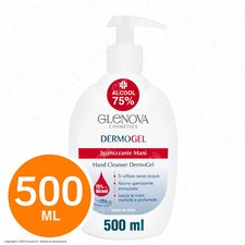 500ML GEL Igiene Mani Alcolico Alcool 75% con Dosatore Elimina Batteri e Odori