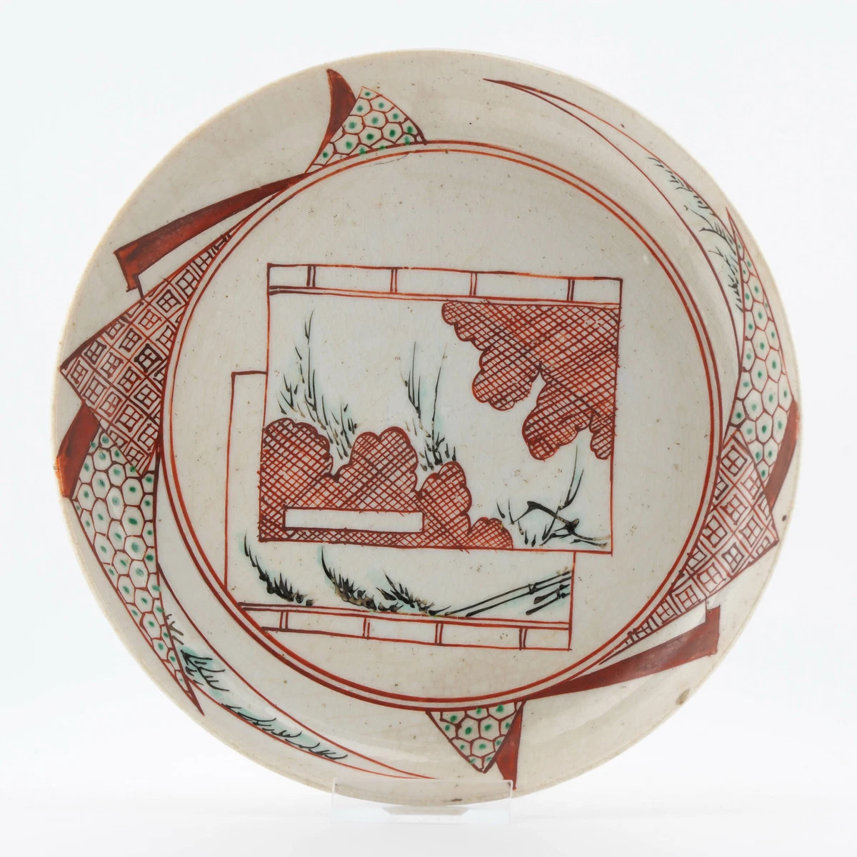 1800 年前日本古董瓷器与陶器盘子| eBay