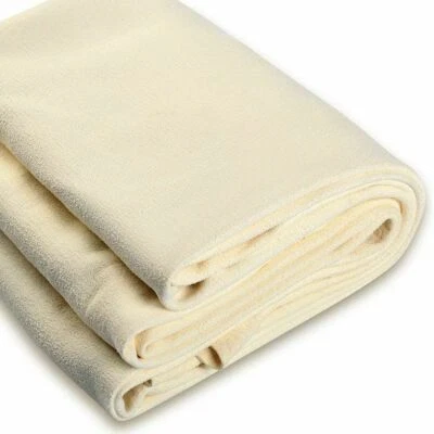 1x Natural Chamois Leather Car Clean Cloth Washing Absorbent Drying Shammy Towel - Image 1 of 4