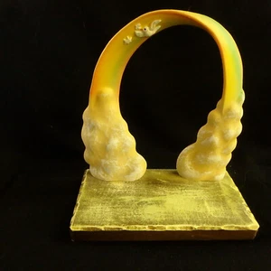 Pantalla de madera Anri de Italia, 6 1/2" de alto para figuras Sara Kay - Imagen 1 de 3
