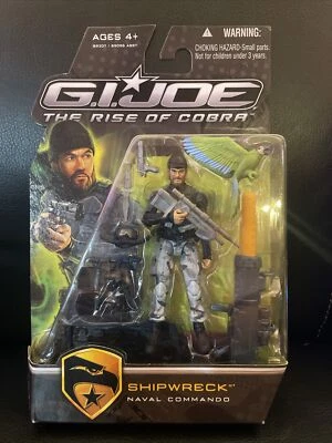 Figura Hasbro 3,75 pulgadas GI Joe Rise of Cobra Shipwreck Naval Commando (2008) nueva Foto 1 de 2