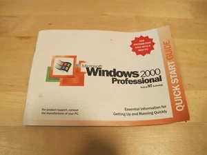 MICROSOFT WINDOWS 2000 PROFESSIONAL FULL OPERATING SYSTEM With SP 1 - Picture 1 of 8