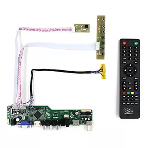 TV HD VGA AV USB AUDIO LCD Controller Board For 12" HSD121PHW1 1366X768 LCD - Picture 1 of 4