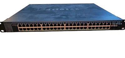 Netgear ProSafe GS752TP 52-Port PoE Gigabit Smart Switch 4x SFP Ports - Image 1 of 4