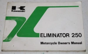 Kawasaki EL250 Eliminator '88 MANUAL DE PROPIETARIOS USADO - 027 - Imagen 1 de 3