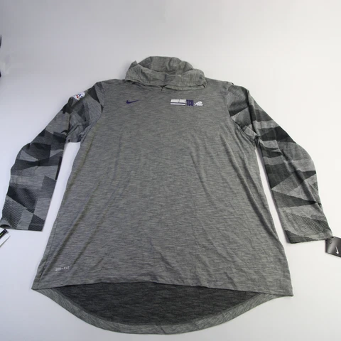 TCU Horned Frogs Nike Nike Tee Long Sleeve Shirt Men's Gray New Cover