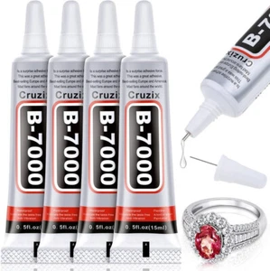 COLLE-GLUE-ADHÉSIF/B-7000/ 15-25-50ML CHÂSSIS SMARTPHONE TABLETTE IPHONE SAMSUNG - Photo 1 sur 4