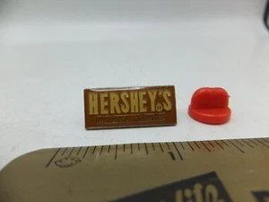 Vintage Hershey's Milk Chocolate Bar Candy Hat Lapel Pin - Picture 1 of 4