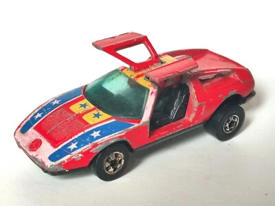 HOT WHEELS Mercedes C111 1970 Rara Modellino Vintage Portiere Apribili  1:64 Red - Immagine 1 di 4