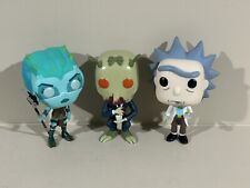 Lot of 3 Rick And Morty Funko Pop Figures - Loose (No Box)