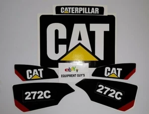 STICKER SET SKID STEER CATERPILLAR CAT DECAL KIT LOADER 272C Fast free USA ship - Picture 1 of 2