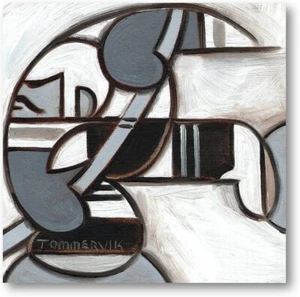 Hockey Wall Art Square Art Decor Poster Gift Small & Large Canvas or Paper - Picture 1 of 3