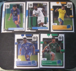 2022-23 DONRUSS OPTIC FIFA 5-CARD ROOKIE LOT Almada/Mdemba/Sinisterra/Gnonto... - Bild 1 von 2