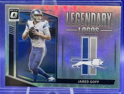 2021 Donruss Optic Jared Goff #LL-7 Legendary Logos Detroit Lions - Image 1 of 2