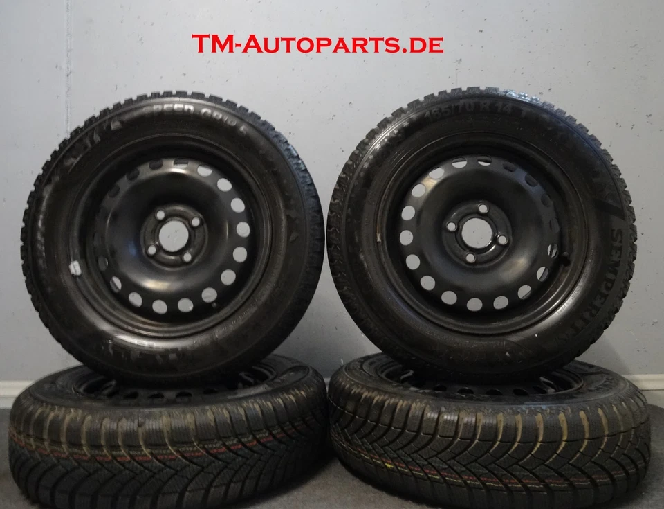 VW Up Skoda Citigo Seat Mii 5x14 ET35 4x100 1S0601027 + 165 70 R14 Winter - 330 - Bild 1 von 1