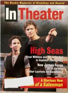 Treat Williams signiert im Theatermagazin BRANDON ESPINOZA Shuler Hensley 1999 - Bild 1 von 1