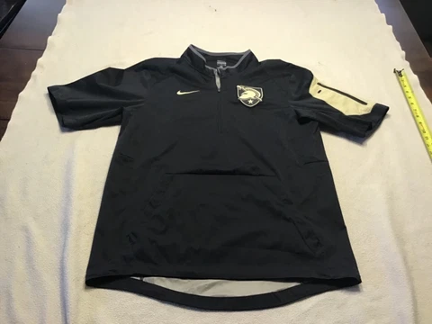 Army Black Knights Nike shorts sleeve football warm up Jacket size Small Cover