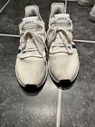 Shoes size 10 mens Adidas White. Blue Red White Strips