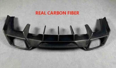 Labio de parachoques difusor trasero de fibra de carbono GT GTS para Mercedes Benz AMG GT GTR-Style Foto 1 de 4