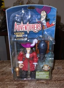 DISNEY ADVENTURERS CAPTAIN HOOK FIGURE WITH LIGHT & SOUNDS CANNON 1999 - Picture 1 of 3