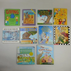 Children's Eclectic Book Lot: Classics, Morals, Fairy Tales & Rhymes Collection - Picture 1 of 17