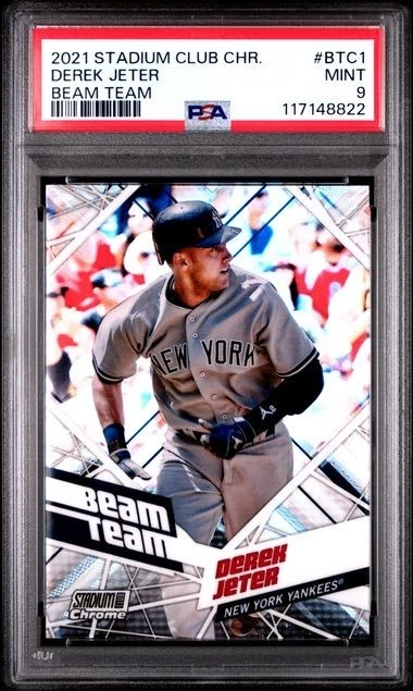 2021 Topps Stadium Club Chrome - Beam Team Derek Jeter #BTC-1 - PSA 9 ! - Image 1 of 2