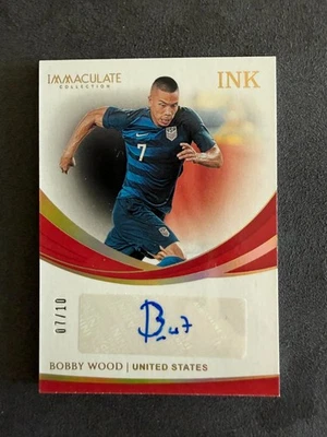 2018-19 Panini Immaculate Collection - Ink Bobby Wood #I-BW /10 - Image 1 of 2