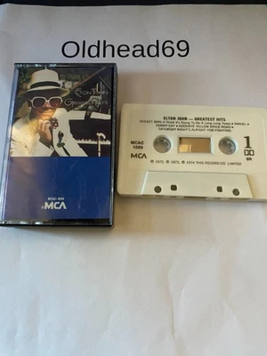 ELTON JOHN Greatest Hits II 1977 Cassette Tape MCA VG+ - Image 1 of 2