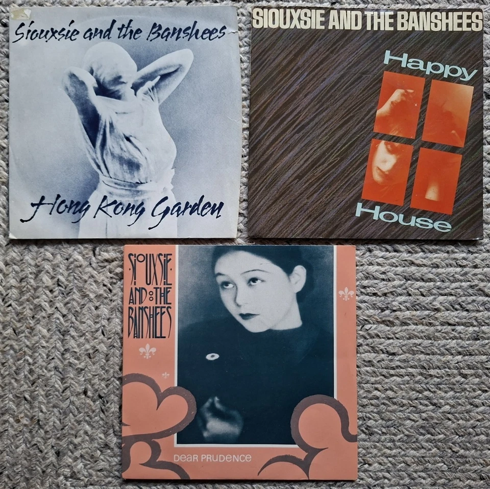 Siouxsie & The Banshees “Hong Kong Garden, Happy House, Dear Prudence 7" x 3 and - Image 1 of 4