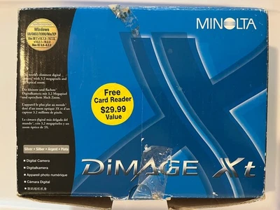 Konica Minolta DiMAGE XT 3.2MP Digital Camera w/ Battery & Charger-NOT TESTED  - Image 1 of 4