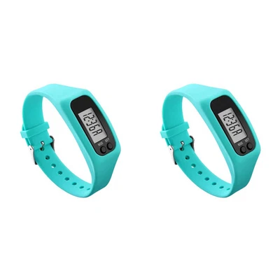 LED Podómetro Pulsera Contador de Pasos Reloj Multifunción Caminar Correr Foto 1 de 4