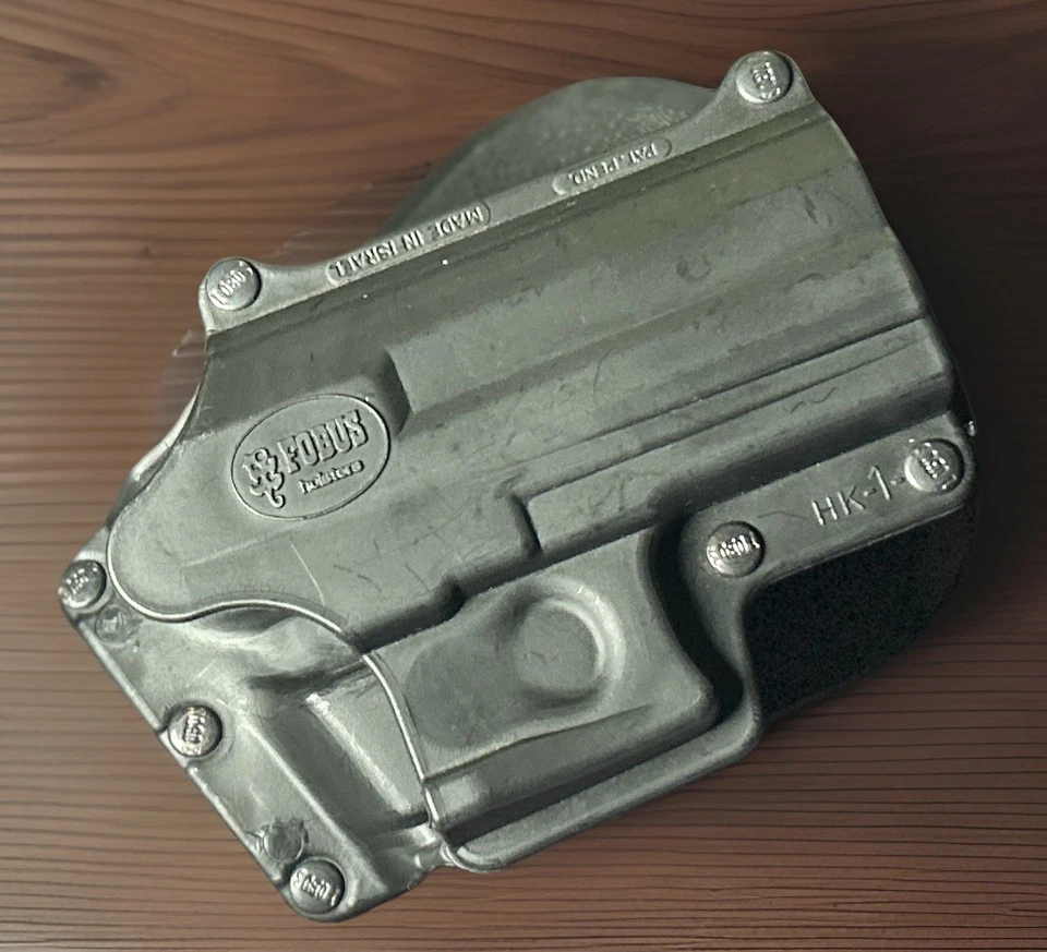 FOBUS HK1 H&K RUGER S&W TAURUS WALTHER OWB Paddle Holster HK1 RIGHT MSRP $35 - Image 1 of 4