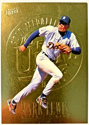 Mark Lewis 1996 Ultra Gold Medallion #347 Detroit Tigers Foto 1 de 2